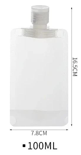 3 Adet 100ml Krem Şampuan Kabı Tekrar Kullanılabilir Set ürün görseli 1