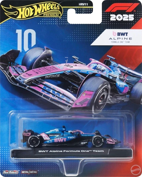 HOT WHEELS Premium Formula 1 Yarış Arabası Alpine Gasly  - HRV11-JKD82 ürün görseli 1
