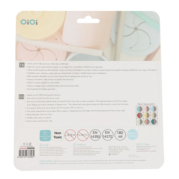 Ham + Hüp Pinky Pink / Powder Grey - Resim 3