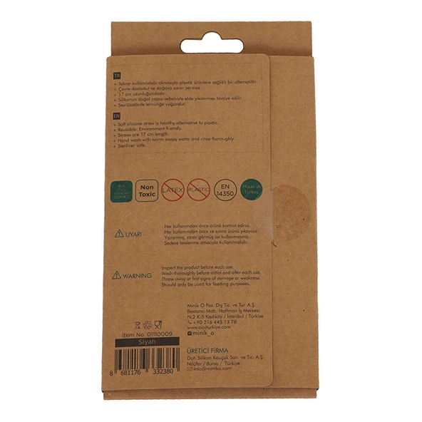 Silikon Pipet 10'lu Bitter Black (3 ADET) - Resim 3
