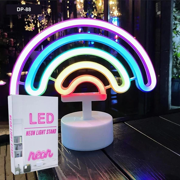Gökkuşağı Neon Led Lamba - Resim 2