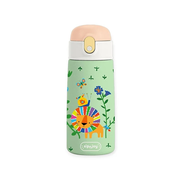 - SipSquad Çocuk Su Termosu | 480 ml - Lively Roar (2 ADET) ürün görseli 1