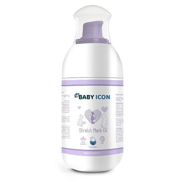 Baby İcon Gebe Çatlak Önleyici Yağ (100 ML) (2 ADET) ürün görseli 1
