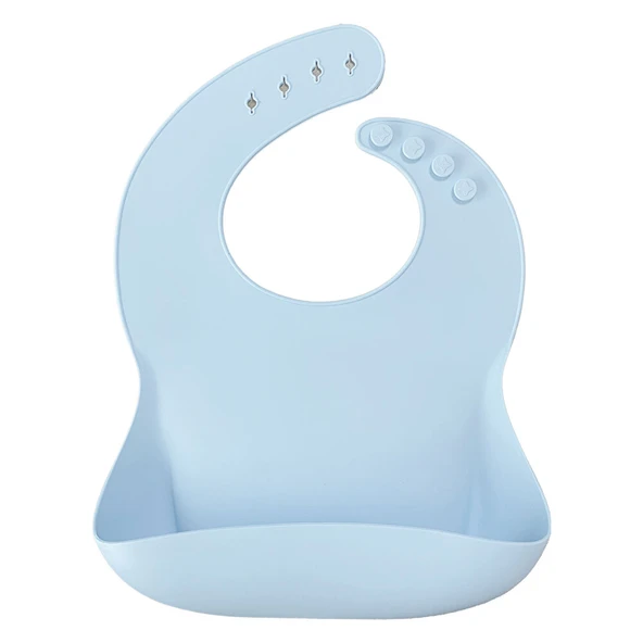 Silikon BASICS Mama Önlüğü Mineral Blue (4 ADET) ürün görseli 1