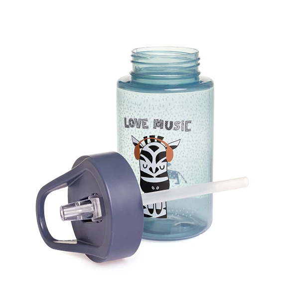 Zebra Desenli Pipetli Matara Suluk PP 430 CC (3 ADET) ürün görseli 1