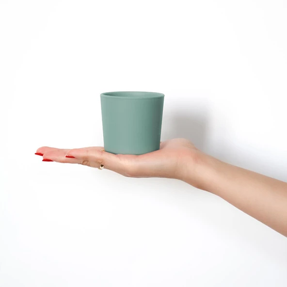 Silikon Bardak - Mint (3 ADET) - Resim 2