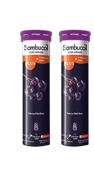 Sambucol Plus 15 Efervesan Tablet 2 Adet ürün görseli 1