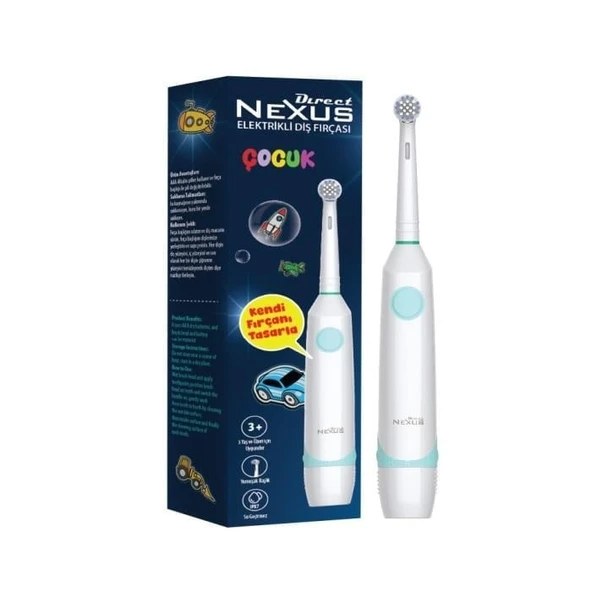 Direct Nexus Pilli Çocuk Diş Fırçası ürün görseli 1