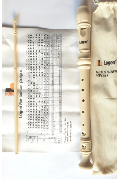 Logon Flüt Kılıflı+Temizleme Çubuğu ürün görseli 1