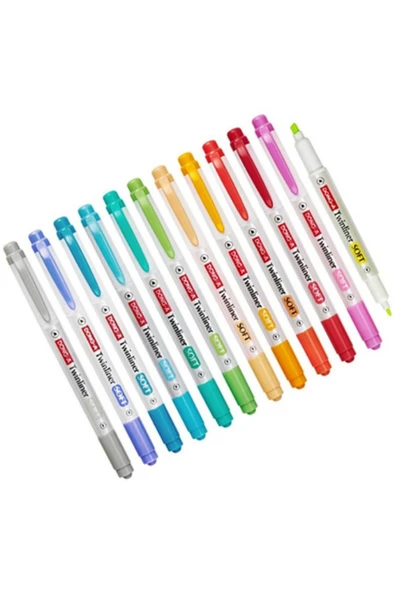 Dong-A Twinliner Soft Fosforlu Çift Taraflı 12 (RENK) ürün görseli 1