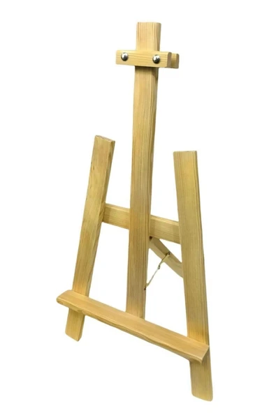 HOBBYRONS Masaüstü Şövale, 40x65 Cm Orta Boy, Çam Şövale, Şövalye ürün görseli 1