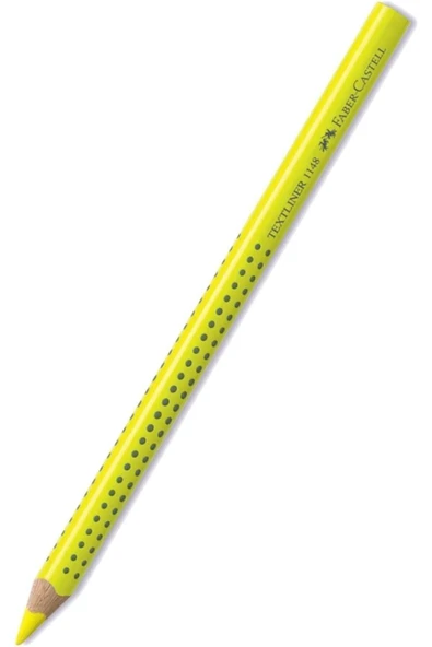 Faber Castell Sarı Ahşap Gövdeli Fosforlu Kalem ürün görseli 1