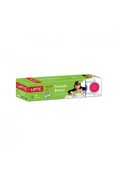 Lets Parmak Boyası 6 Renk X 25 Mg ürün görseli 1