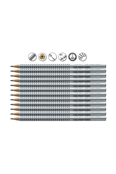 Faber-Castell Yayınları Faber Grıp 2001 Kurşun Kalem 2b 12 Adet ürün görseli 1
