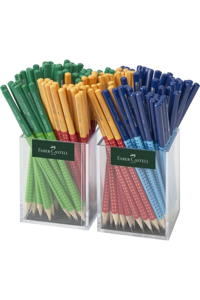 Faber Castell Faber Grip 2001 Kurşun Kalem Karma Renkler (12 ADET SET ŞEKLİNDE SATILMAKTADIR) ürün görseli 1