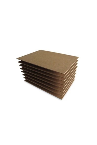 WoodyWorks 10 Adet Duralit Mdf Resim Altlığı 35x50 cm 3mm Ham Levha ürün görseli 1
