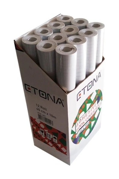 Etona ASETAT 45*10 MT YAPIŞKANLI ŞEFFAF ürün görseli 1