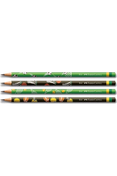 Faber Castell Spor Kurşun Kalem Serisi 4 Adet ürün görseli 1