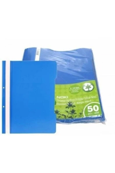 Noki Eco Mavi Plastik Telli Dosya 10 Adet - Resim 7