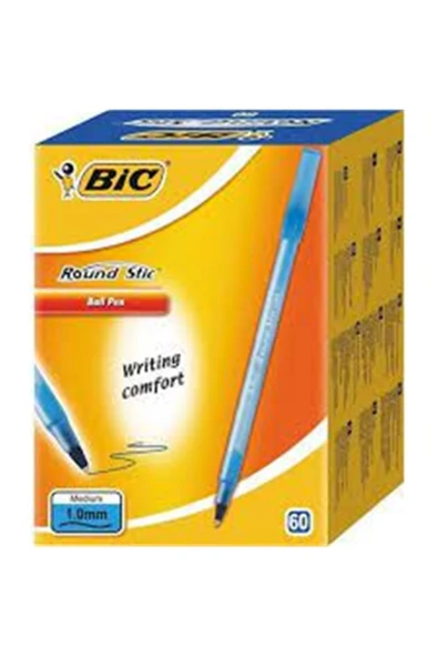 Bic ROUND STICK MEDIUM TÜKENMEZ KALEM MAVİ ürün görseli 1