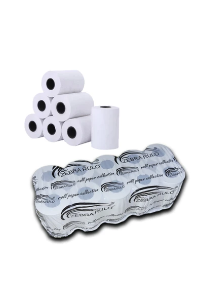 zebra rulo 100 Adet 56x30 Termal Yazarkasa Rulosu ürün görseli 1