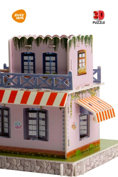 ICE CREAM EV eva Puzzle. - Resim 2