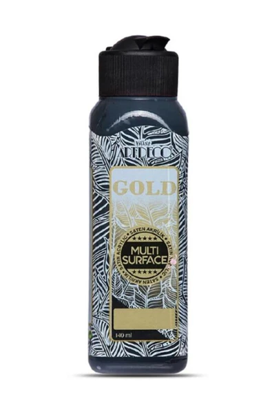 Artdeco Gold Multi-surface Akrilik Boya 140ml Siyah 360 ürün görseli 1