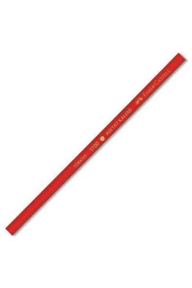 Faber Castell (asetat Boya) Kopya Kalemi Kırmızı 1700 ürün görseli 1