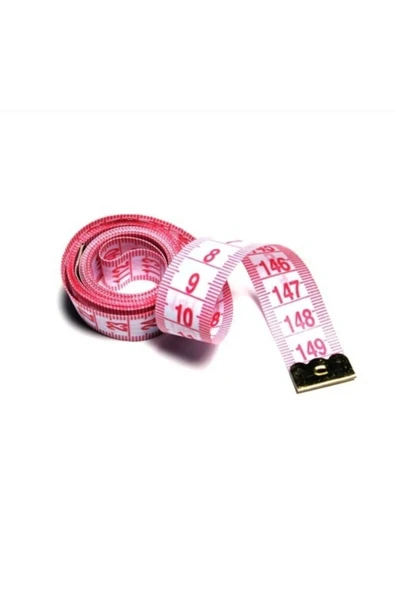 trade TERZİ MEZURASI 150CM(1.5 METRE) RENK:KIRMIZI ÇİZGİLİ ürün görseli 1