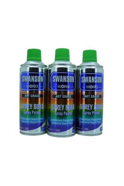 SWANSON WORKS Sprey Boya Yeşil 250 ml 180 Gr. ürün görseli 1