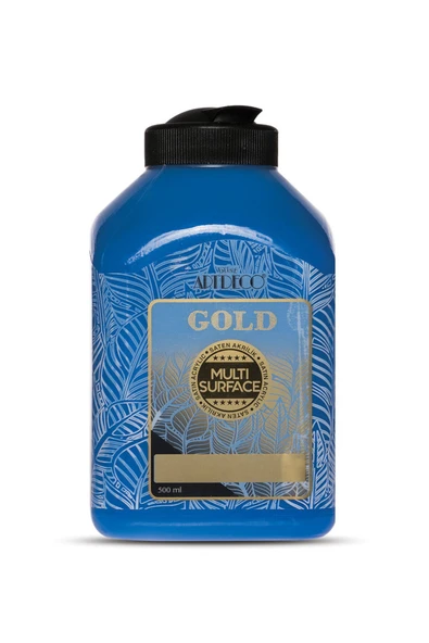 Artdeco Gold Multi Surface Saten Akrilik Boya 500ml 270 Mavi ürün görseli 1