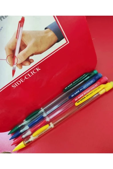 Faber Castell Side Click 0.5 Uçlu Kalem Sarı, Mavi, Pembe Renk Seçeneği ürün görseli 1
