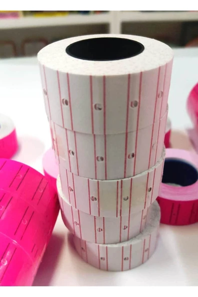 İKRACENTER FİYAT ETİKETİ-5 ADET 12X21 MM FİYAT ETİKETİ-BEYAZ ürün görseli 1