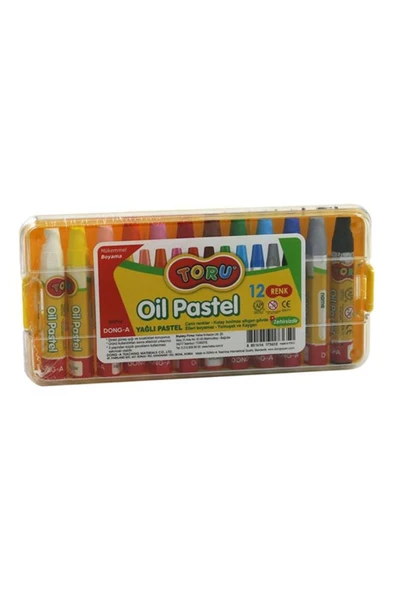 Dong-A Donga 12 Renk Pastel Boya Pls.Kutu 262112 ( Özel Fiyat ) ürün görseli 1