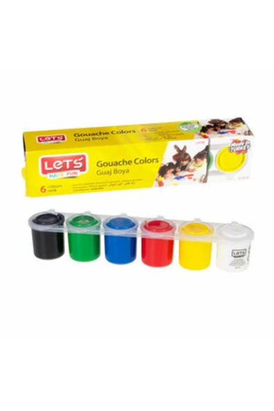Lets Guaj Boya 6 Renk 25ml ürün görseli 1