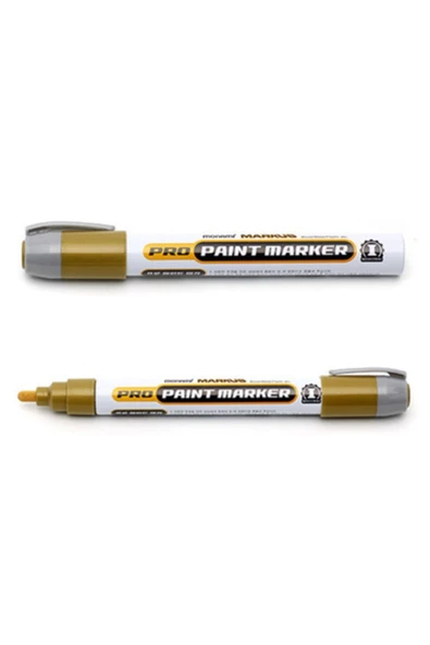 Monami Pro Paint Markör Çok Amaçlı Markör Demirbaş Kalemi Altın Renk ürün görseli 1