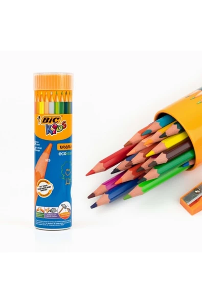 Bic BİC 958190 EVOLUTION KURU BOYA KALEMİ 24+1'Lİ METAL TÜP ürün görseli 1