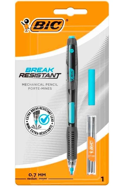 Bic Break Resistant Kırılmaya Dayanıklı Yandan Basmalı Siyah-mavi Versatil Kalem Seti ürün görseli 1