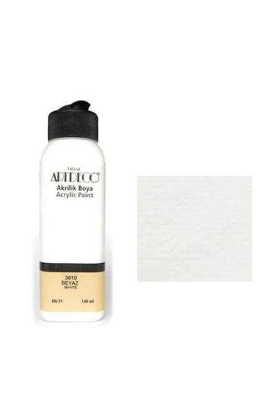Artdeco Akrilik Boya 140 Ml Beyaz Y-070R-3619 ürün görseli 1