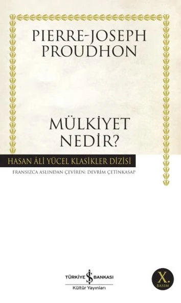 Mülkiyet Nedir - Hasan Ali Yücel Klasikleri ürün görseli 1