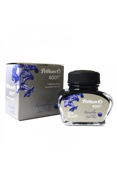 Pelikan 4001 Royal Mavi Dolma Kalem Mürekkebi 30ml ürün görseli 1
