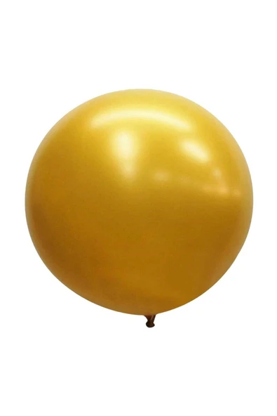 Parti dolabı 1 Adet 45inç 114 cm Altın Sarısı Jumbo Büyük Balon İnik Gold Dore ürün görseli 1