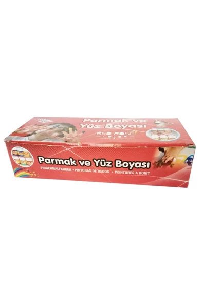 Hayal Sepeti Parmak Ve Yüz Boyası 10 Renk Redrose ürün görseli 1