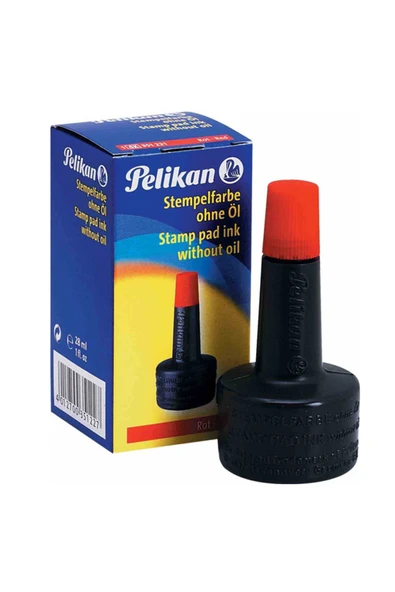 Pelikan Istampa Mürekkebi 28 ML Kırmızı 351221 (1 Adet) ürün görseli 1