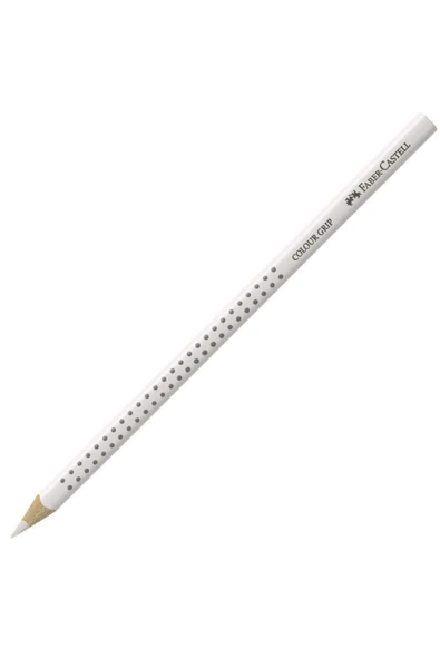 Faber Castell Faber-castell Kuru Boya Kalemi Grip 2001 Tam Boy Üçgen Beyaz 11 24 01 (12 Li Kutu) ürün görseli 1