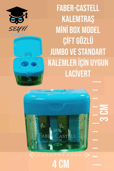 Faber Castell 1 ADET KALEMTRAŞ ÇEŞİTLİ MODELLER F-CASTELL %100  KALEMTIRAŞ ürün görseli 1