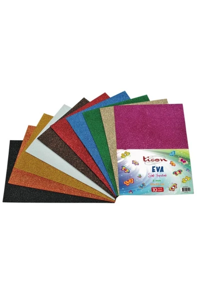 Ticon Yayınları Ticon Eva Simli Yapışkanlı 20x30 Cm 10'lu -karışık ürün görseli 1
