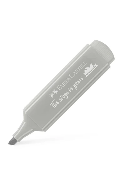 Faber Castell Fosforlu Kalem Textliner 46 Pastel Gri ürün görseli 1