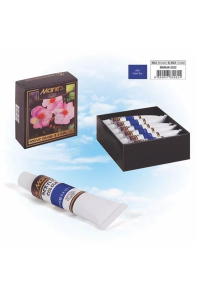 Maries Marıes Akrilik Boya 12ml Cobalt Blue 453 ürün görseli 1