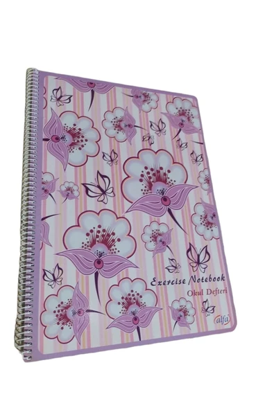 Alfagrup Alfa Defter. 72 Yaprak. A.4. Çizgili. Spralli ürün görseli 1
